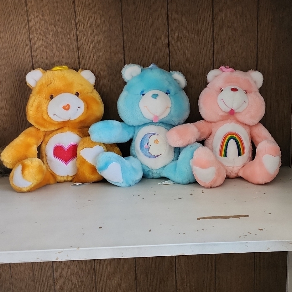 Care Bears Orange and Blue Stuffed Animals Set